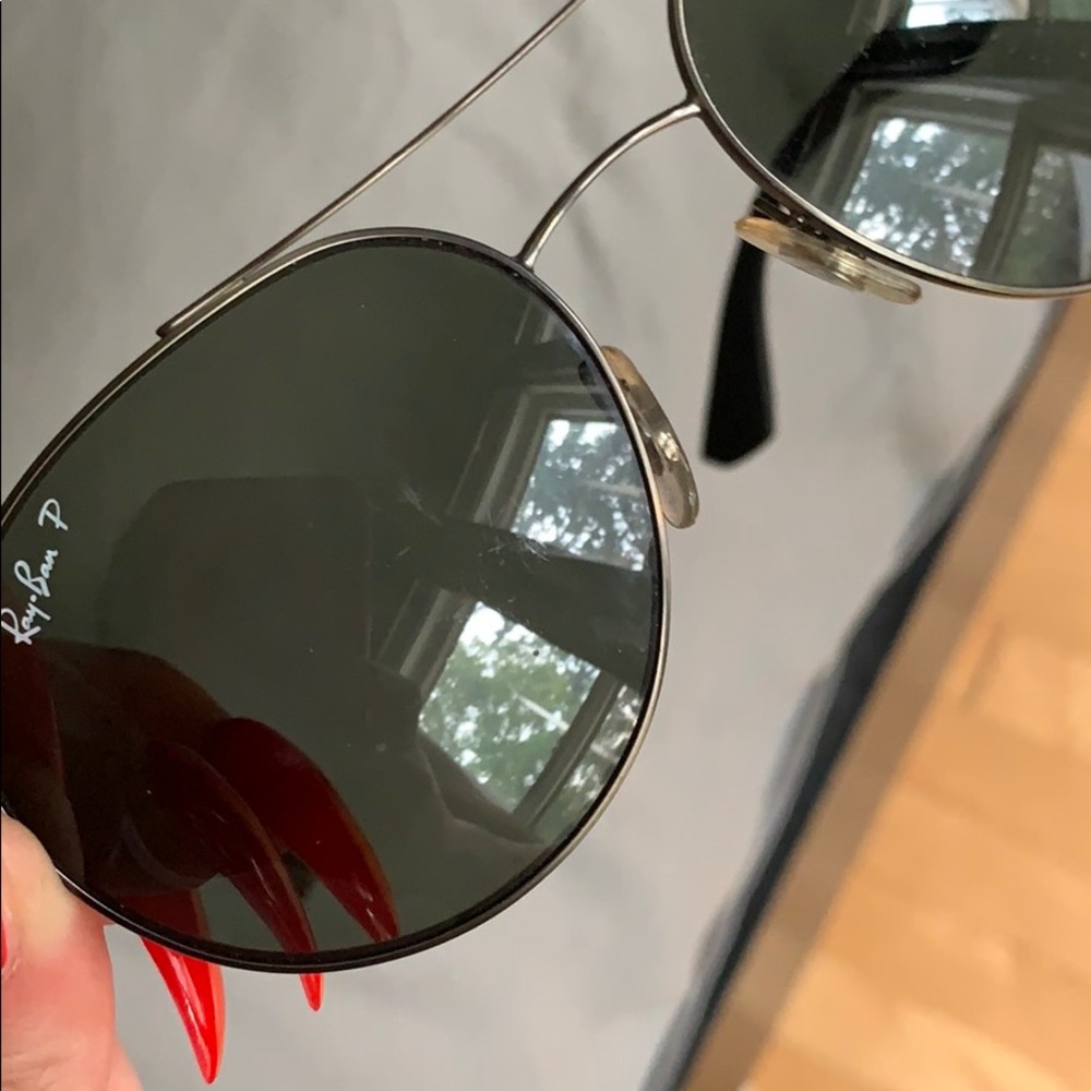 Ray-Ban RB3523 Black Polarized Sunglasses - Picture 9 of 11